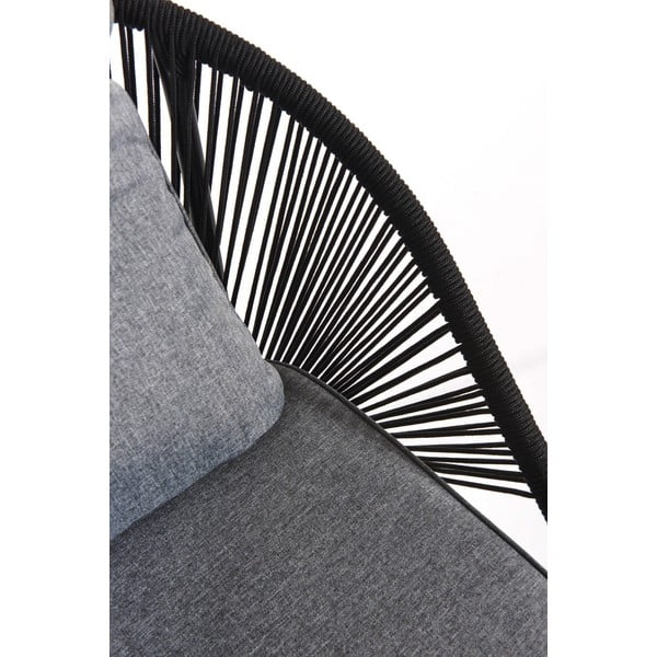 Melns trīsvietīgs dārza dīvāns Bonami Selection North-image-3