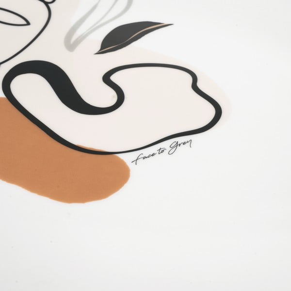 Keramikas šķīvis VDE Tivoli 1996 Face to Grey, 38 x 27,5 cm-image-2