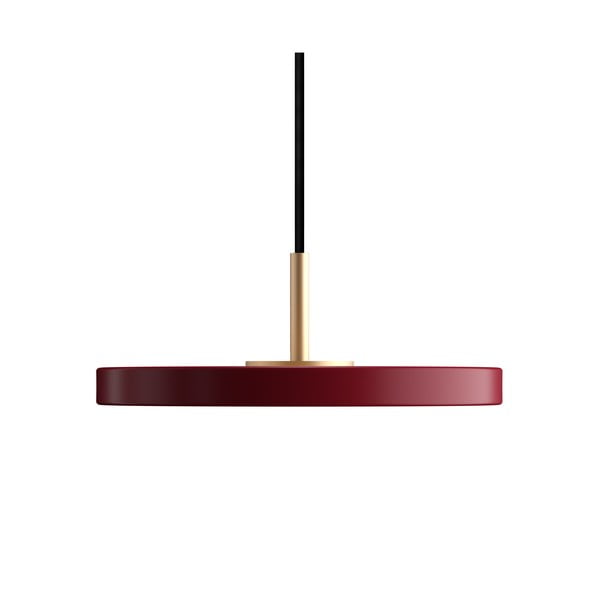 Sarkana LED piekaramā lampa ar metāla abažūru ø 15 cm Asteria Micro – UMAGE-image-4