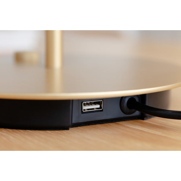 Gaiši zaļa LED galda lampa ar regulējamu spilgtumu no metāla (augstums 41,5 cm) Asteria Table – UMAGE-image-4