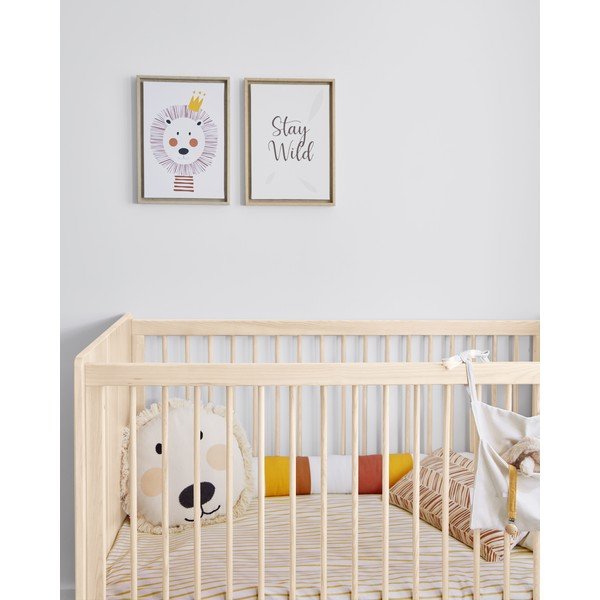 Bēšs bērnu spilvena pārvalks no kokvilnas Kave Home Uriana, ø 45 cm-image-2