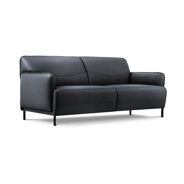 Zils ādas dīvāns Windsor & Co Sofas Neso, 175 x 90 cm-image-2