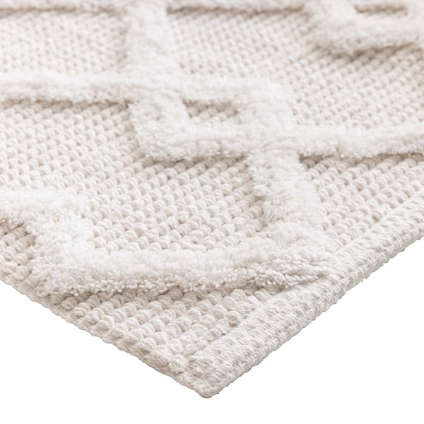 Krēmkrāsas vannas istabas paklājiņš 50x80 cm Otis – douceur d'intérieur-image-3