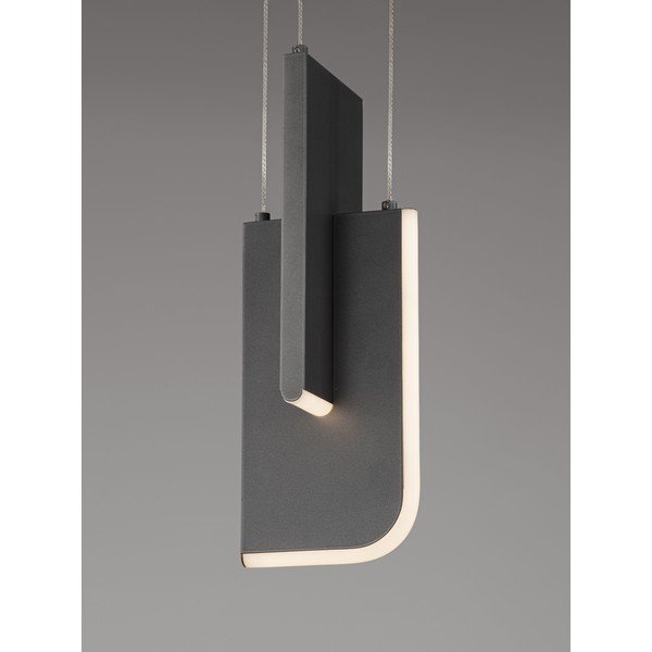 Gaiši pelēka metāla LED piekaramā lampa ar regulējamu spilgtumu Totem – Nova Luce-image-2
