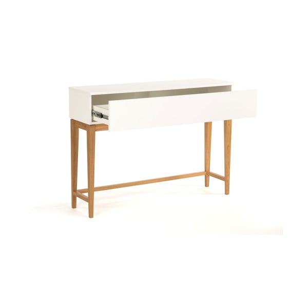 Balts konsoles galds Woodman Blanco-image-4