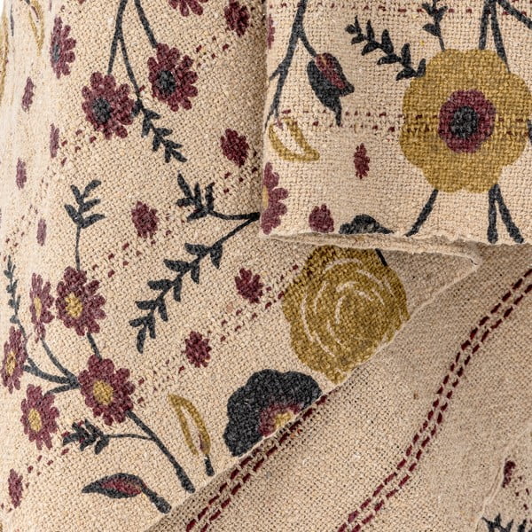 Brūns pleds no pārstrādātas kokvilnas 130x160 cm Eydis – Bloomingville-image-3