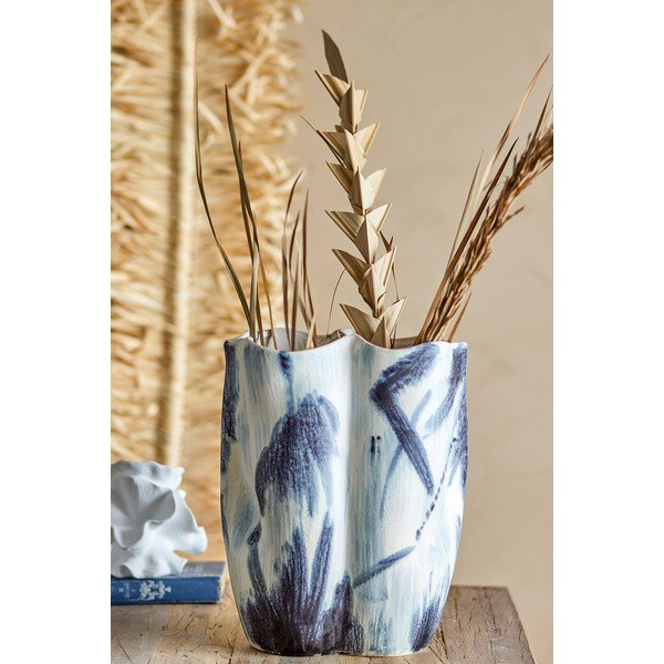 Melnbalta māla vāze (augstums 37 cm) Elira – Bloomingville-image-1