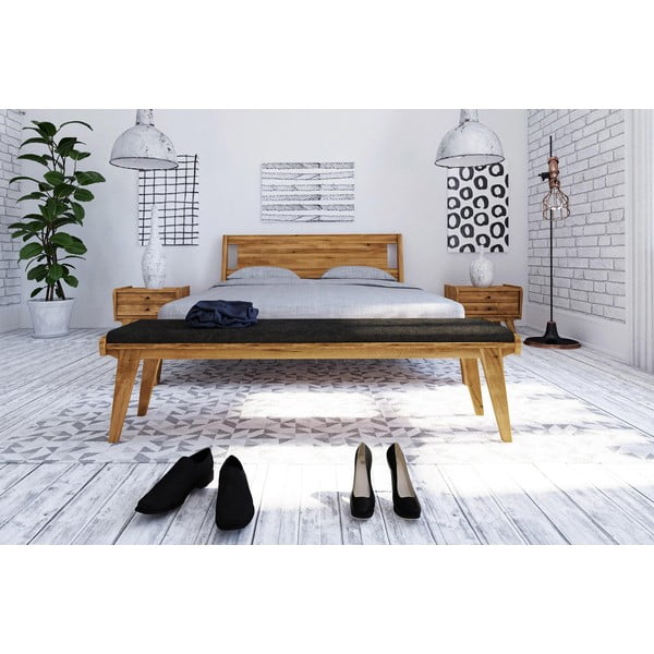 Ozolkoka sols ar pelēku sēdekli Retro – The Beds-image-3