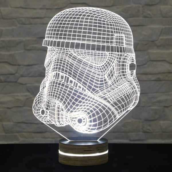 3D galda lampas maska