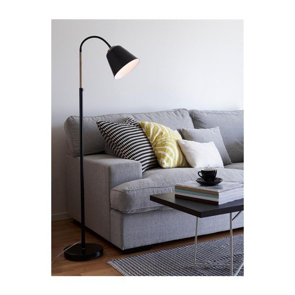 Melna brīvi stāvoša lampa Markslöjd Kolding-image-1