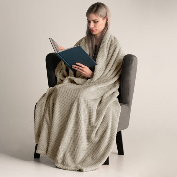 Gaiši brūna mikrošķiedras sega DecoKing Henry, 150 x 200 cm-image-1