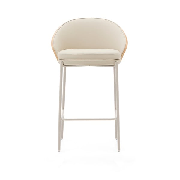 Bēšs/dabīga toņa bāra krēsls (sēdekļa augstums 65 cm) Eamy – Kave Home-image-4