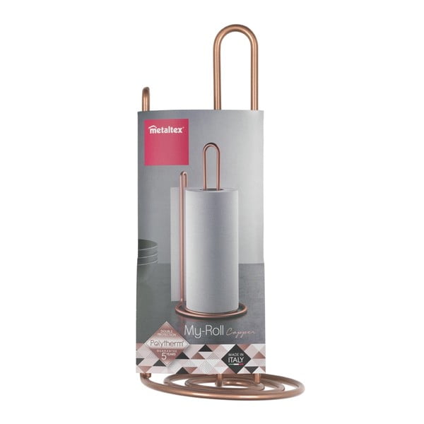 Papīra dvieļu statīvs vara krāsā Metaltex-image-4