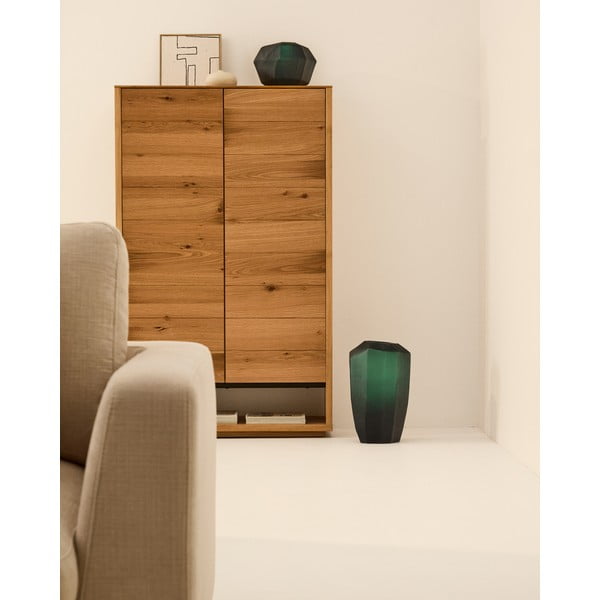 Zaļganzila stikla vāze (augstums 45 cm) Geonix – Kave Home-image-2