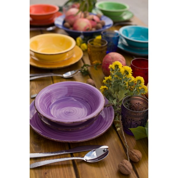 18 daļīgs keramikas šķīvju komplekts VDE Tivoli 1996 Baita-image-2