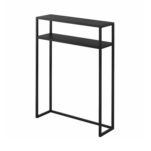 Melns metāla konsoles galds 18x60 cm Tower – YAMAZAKI