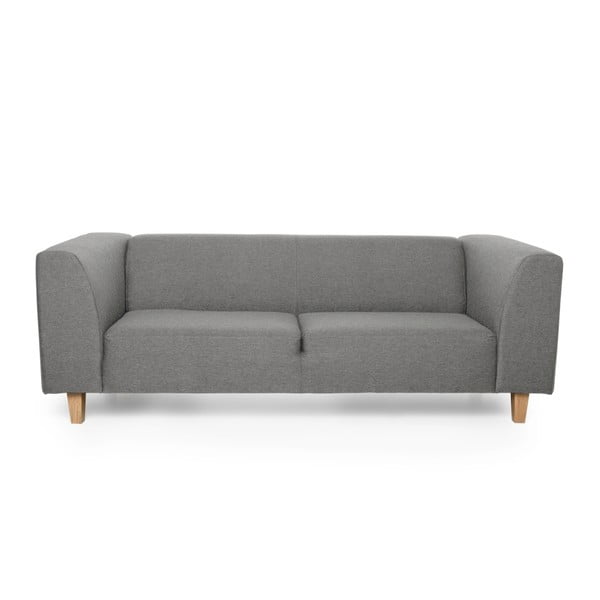Pelēks dīvāns Scandic Diva, 216 cm