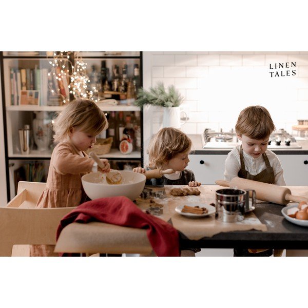 Sarkans lina virtuves dvielis Linen Tales Classic, 65 x 45 cm-image-2