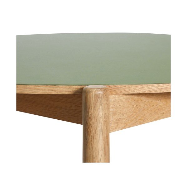 Ozola masīvkoka apaļš ēdamgalds ø 115 cm Oblique – Hübsch-image-3