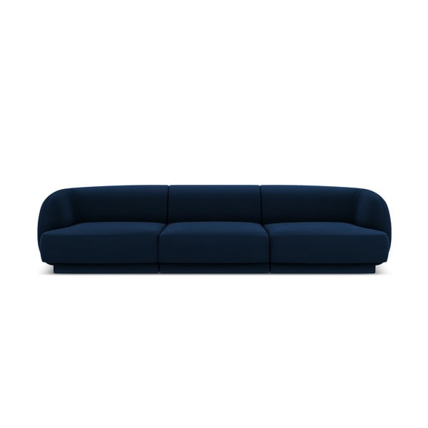 Zils samta dīvāns 259 cm Miley – Micadoni Home