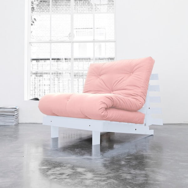 Mainīgs krēsls Karup Roots White/Pink Peonie