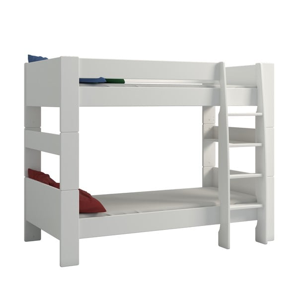 Balta divstāvu gulta bērniem 90x200 cm Steens for Kids – Tvilum