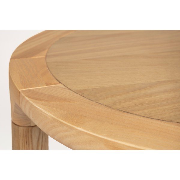 Apaļš sānu galdiņš ar ozolkoka imitāciju ø 45 cm Storm – Zuiver-image-3