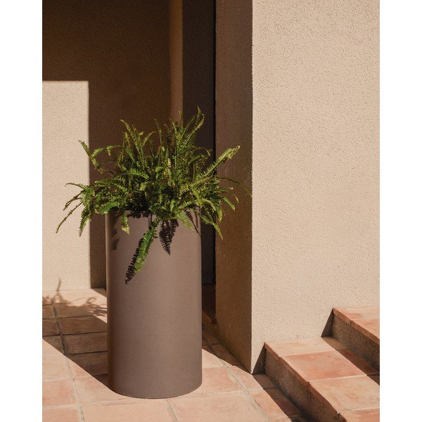 Betona puķu poda apvalks ø 42 cm Aiguablava – Kave Home-image-2