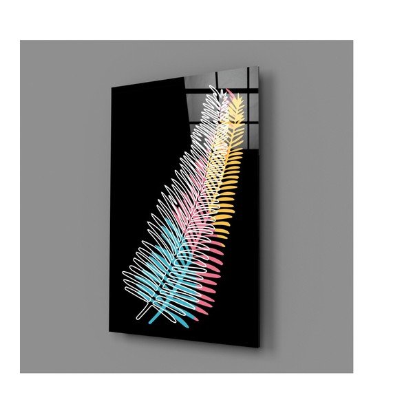 Stikla glezna Insigne Colored Fern, 46 x 72 cm-image-2