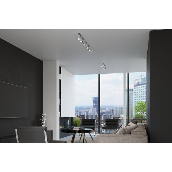 Sudraba krāsas metāla prožektora tipa lampa 6x30 cm Etna – Sollux-image-3