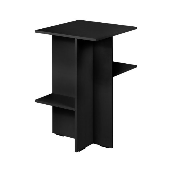 Melns naktsskapītis ar plauktiem Atik – noo.ma-image-2