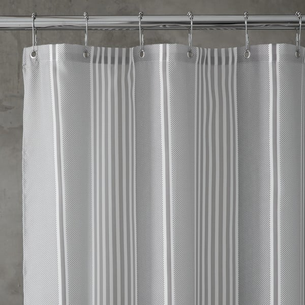 Dušas aizkars 180x180 cm Textured Stripe – Catherine Lansfield