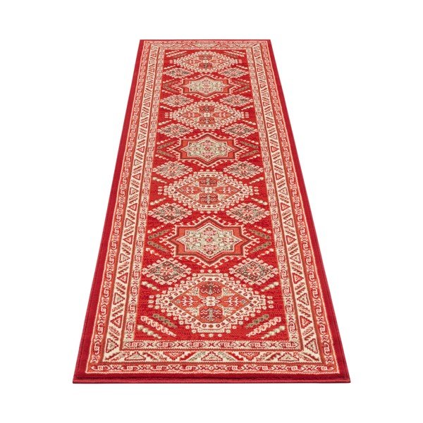Sarkans paklājs Nouristan Saricha Belutsch, 80 x 250 cm-image-2