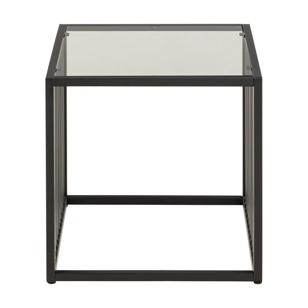Sānu galdiņš ar stikla galda virsmu 40x40 cm Strington – Actona-image-3
