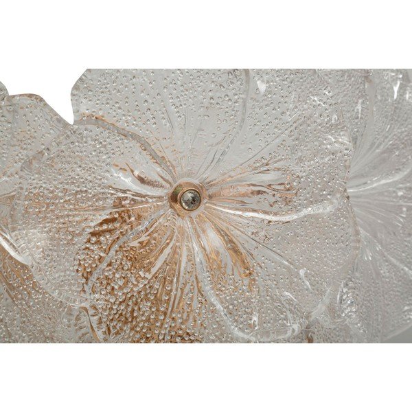 Zelta krāsas stikla sienas lampa Ibiscus – Mauro Ferretti-image-3