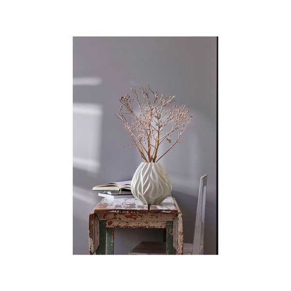 Balta porcelāna vāze Morsø Flame, augstums 23 cm-image-1