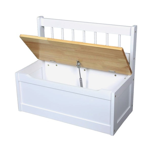 Balts bērnu soliņš – Deco Pleasure-image-1