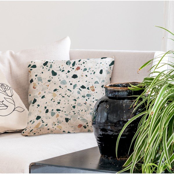 Kokvilnas spilvens Butter Kings Venetian Terrazo, 45 x 45 cm-image-1