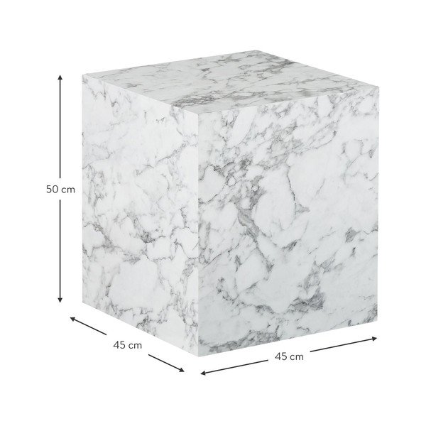 Marmora sānu galdiņš Westwing Collection Lesley-image-3