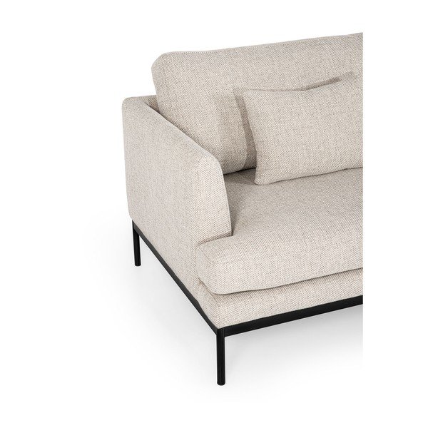 Gaiši bēšs dīvāns Ndesign Pearl, platums 204 cm-image-2