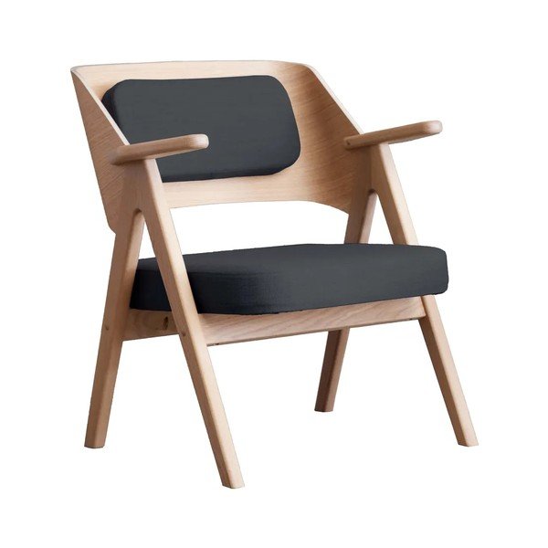 Tumši pelēks ozolkoka krēsls Findahl by Hammel Me Tube