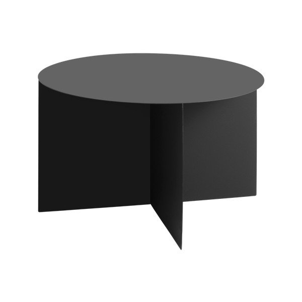 Melns kafijas galdiņš Custom Form Oli, ⌀ 70 cm