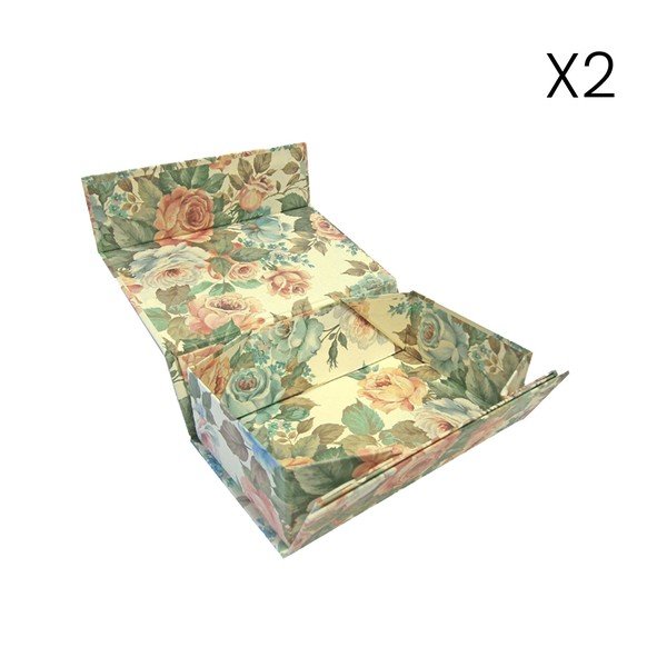 Dāvanu kastes (2 gab.) 20x36 cm Lady Rose – Kartos-image-1