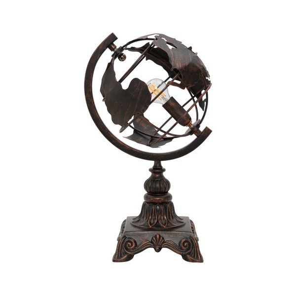 Melna galda lampa ar metāla abažūru (augstums 40 cm) World Industry – Mauro Ferretti-image-2