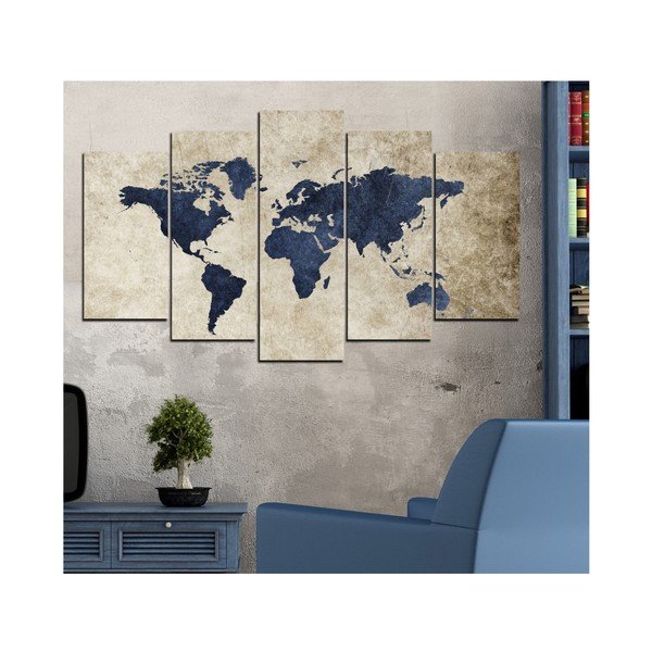 Daudzdaļīgā glezna Insigne Malika, 102 x 60 cm-image-1