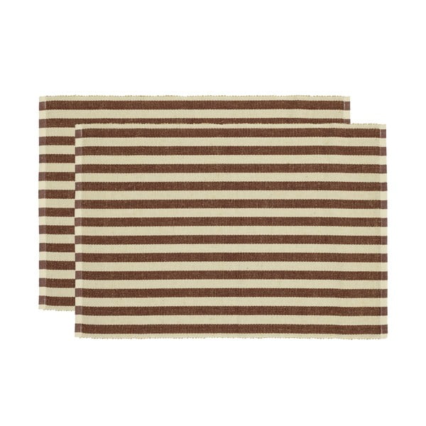 Galda paliktņi no džutas maisījuma (2 gab.) 33x48 cm Statement Stripe – Södahl