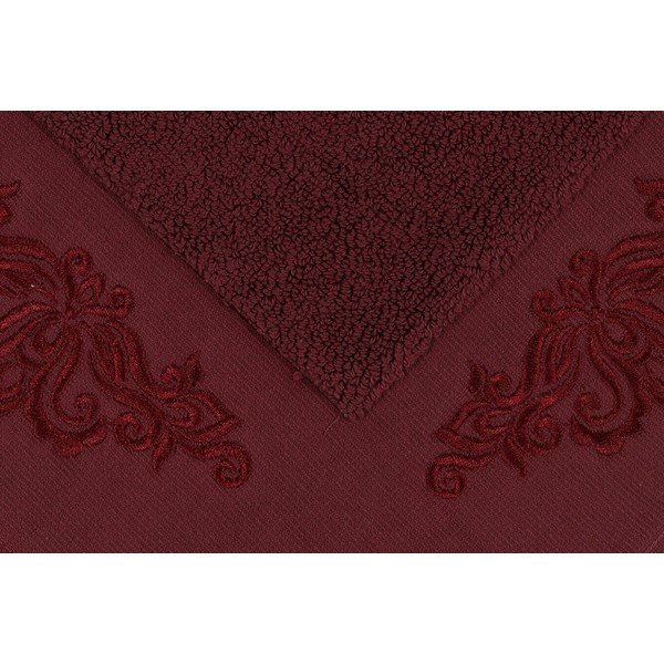 2 bordo krāsas vannas paklājiņu komplekts Hobby Sapphire-image-2