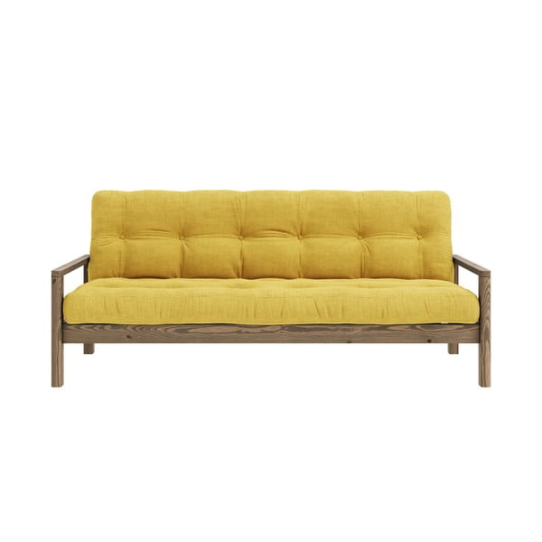 Dzeltens salokāms dīvāns 205 cm Knob – Karup Design