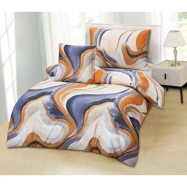 Vienguļamā gultas veļa no mikrosatīna 140x200 cm Gonzalo – My House-image-1