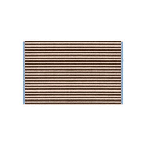 Brūns/krēmkrāsas frotē kokvilnas dvielis 50x80 cm Gobo – noo.ma-image-2